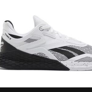 Reebok Nano X White Black Athletic Shoes